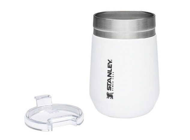 Vaso Stanley Everyday Blanco c/tapa 295 ml