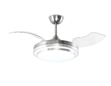 Ventilador de techo 42" 3 aspas RETRACTIL Aluminio TRA42435L