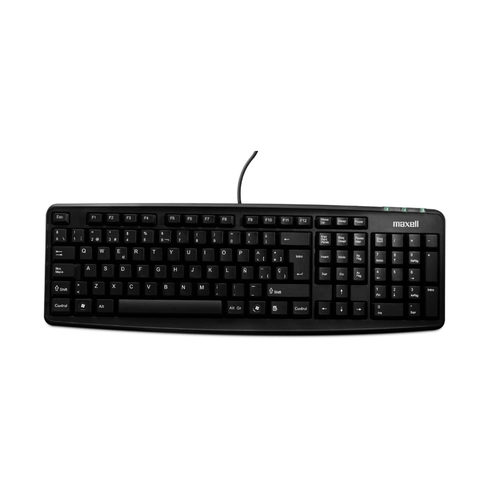 Teclado USB Maxell KB-90 Basic Negro