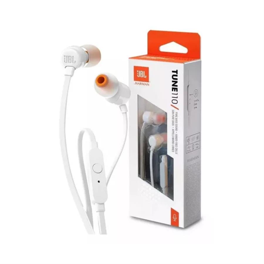 Auricular JBL TUNE 110 BLANCO