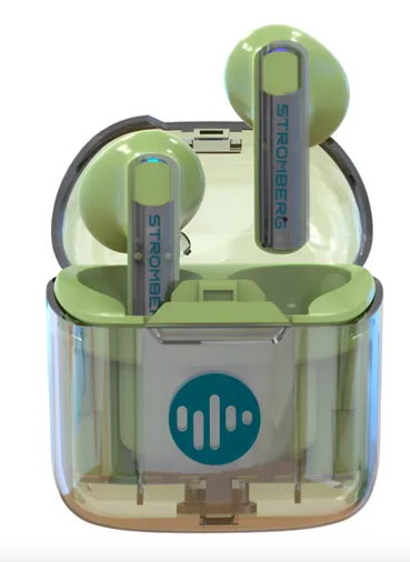 Auricular Stromberg Prism Verde in ear