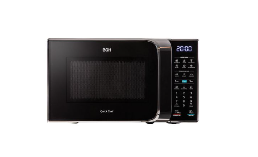 Microondas BGH Digit. 20lt. Negro B120DN20I
