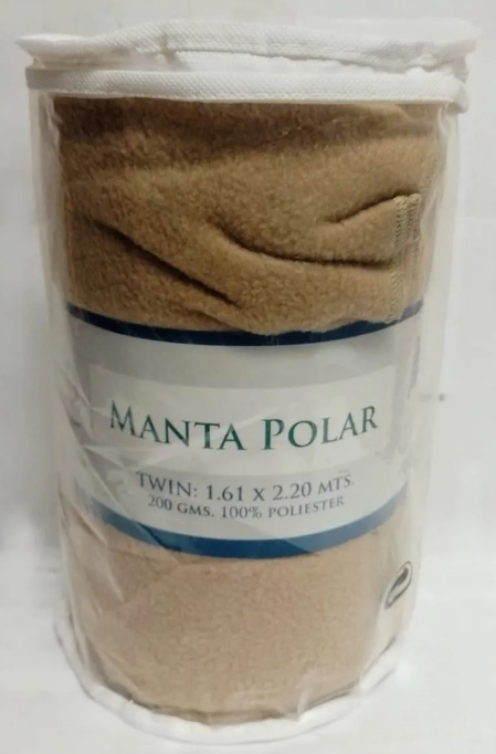 Manta Polar Liso Twin 1 1/2 pl. 160 x 220