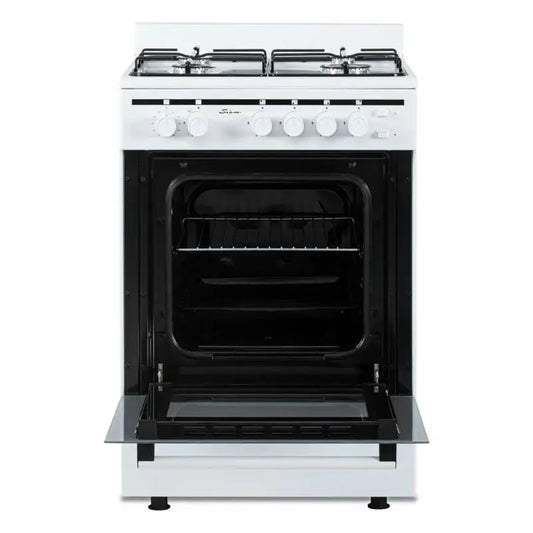 Cocina Siam Multigas Blanca 56CM CM56BM Enc. Elec. y Luz