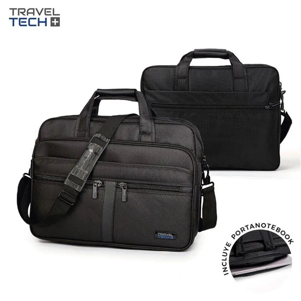 Maletin portanotbk Travel Tech T12 NEGRO