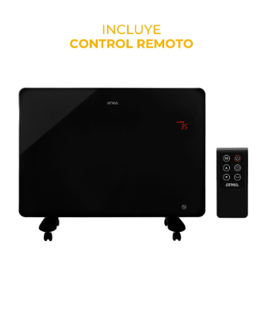 Panel calefactor ATMA digital de vidrio 1500W 91ATVC1521P