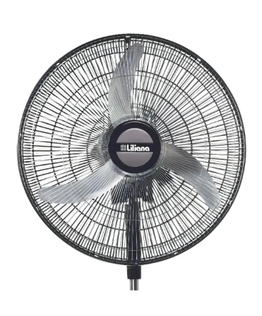 Ventilador Liliana de Pie 20" VPM2016 Parr. Metalica Negro