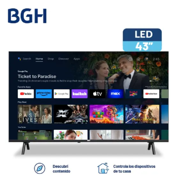 TV Smart BGH 43" FHD Google