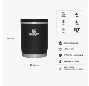 Termo Alimentos Stanley 530ml Negro