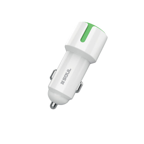 Cargador p. Auto SOUL 2.4a Lightning Dual