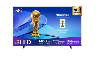 Smart TV Hisense 55" QLED 4K UHD 55Q6QV