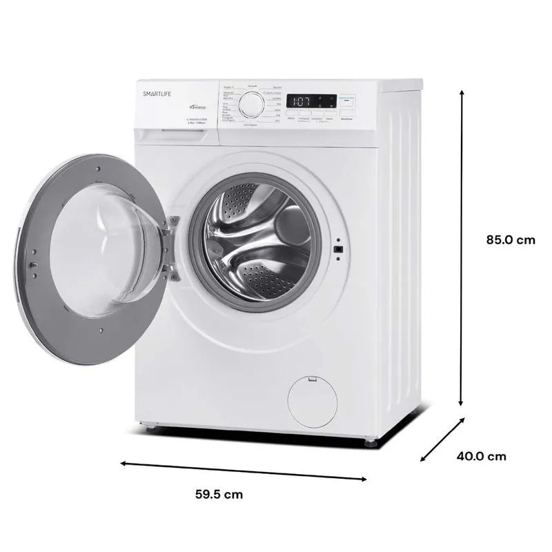 Lavarropas Smartlife Inverter 6,5KG 1200RPM Blanco WM26I0651200