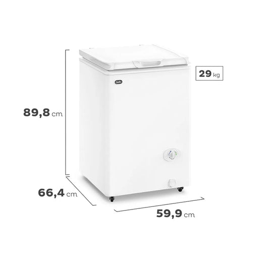 Freezer GAFA 117 lts. fghi100b. Blanco
