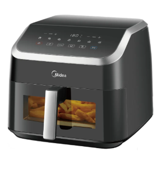 Air Fryer Midea 8,5lts Digital Black DW85BAR1