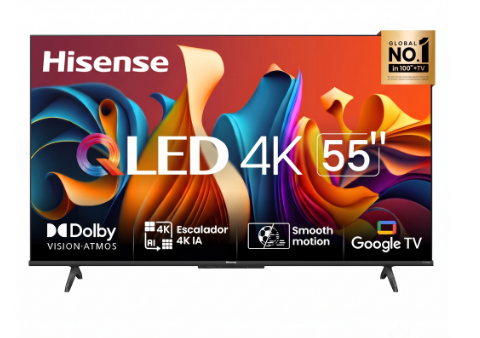 Smart TV Hisense 55" QLED Google 55Q6N