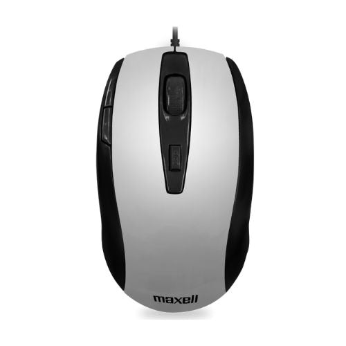 Mouse Optico USB Maxell 5 Botones Plata