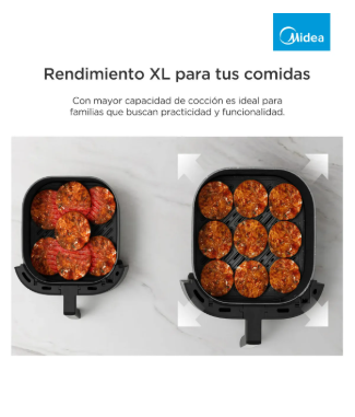 Air Fryer Midea 6lts Digital Negra DW60BAR1