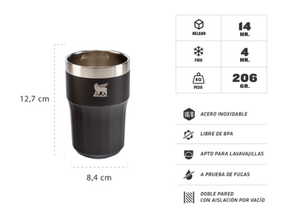 Vaso Beer Stanley Golden Foundry Negro 408ml