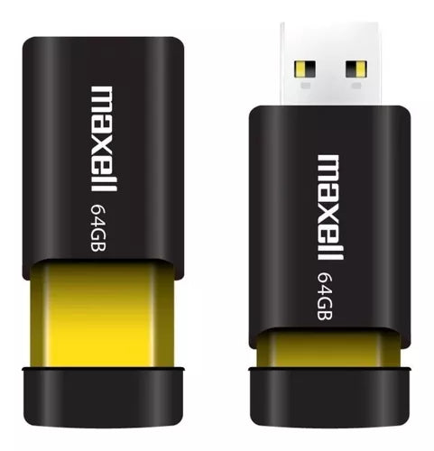 Pen Drive  Maxell Flix 64Gb 3.0 Negro/Dorado