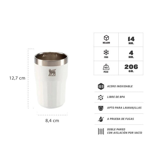 Vaso Beer Stanley Pilsner 408ml Blanco 11357-017