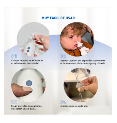 Aspirador Nasal Portátil Silfab AN10