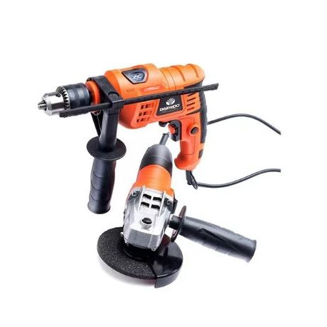 Super pack Daewoo  Amoladora DAAG115-75B + Taladro  DAID550