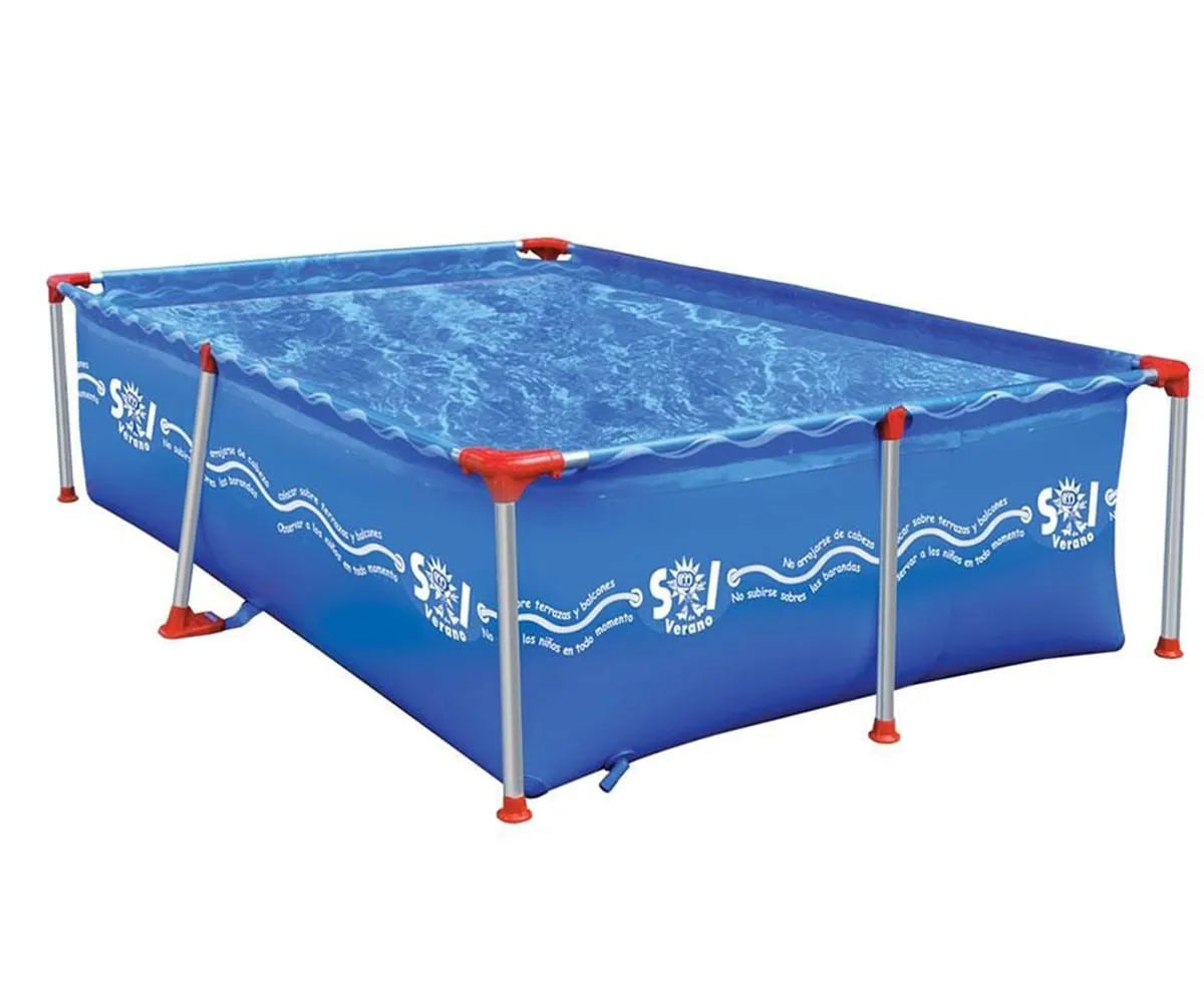 Pileta de Lona Sol de Verano 2.50 x1.65 x 0.65 2700lts