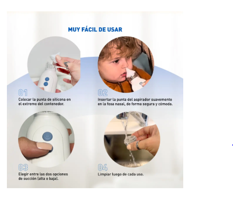 Aspirador Nasal Portátil Silfab AN10