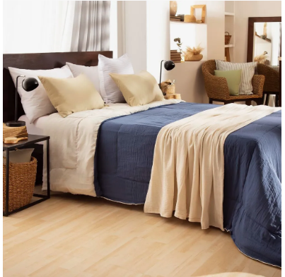 Acolchado Casablanca Duty Rustico King colores varios