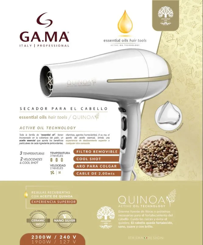 Secador de Pelo Gama Bora Quinoa