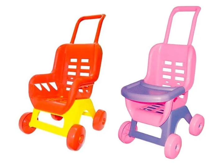 Carrito de paseo para muñeca plastico Fiorella 26957