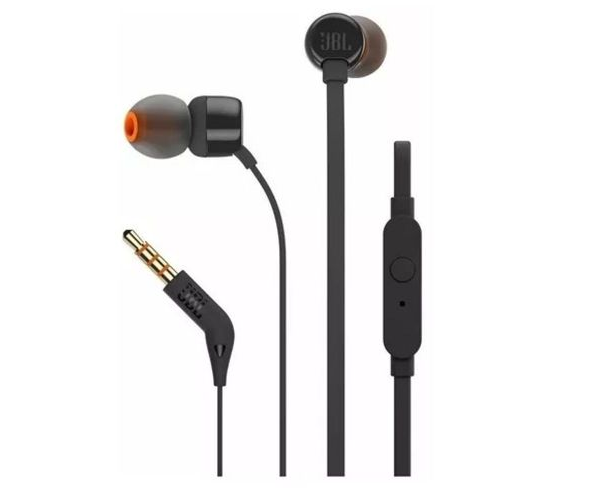 Auricular JBL negro JBLT110BLKAM