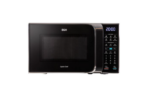 Microondas BGH Digit. 20lt. Negro B120DN20I