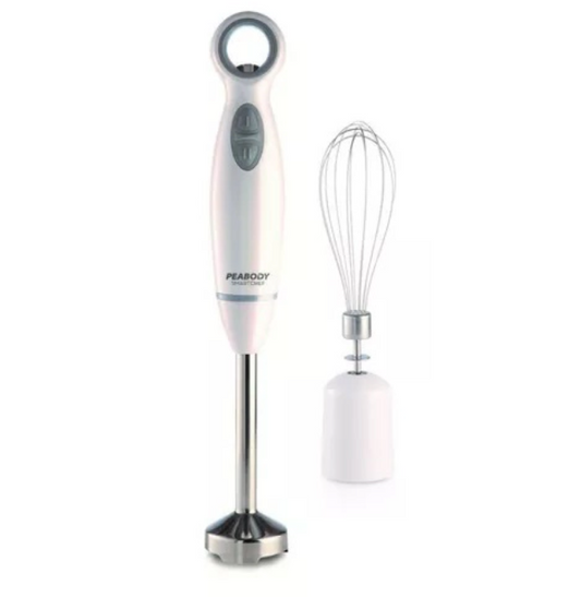 Licuadora de Mano Blanca PE-LM322B 600W Peabod