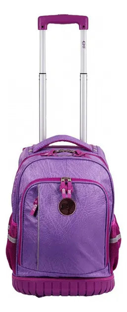 Mochila ELF Carro 2div. Lila 6453A