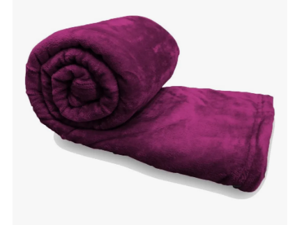 Frazada Coral Fleece Twin FUCSIA 1 1/2 plaza