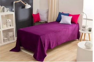 Frazada Coral Fleece Twin FUCSIA 1 1/2 plaza