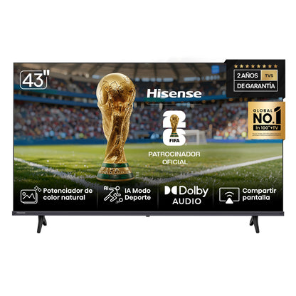 TV Smart 43" Hisense FHD 43A42K Vidaa