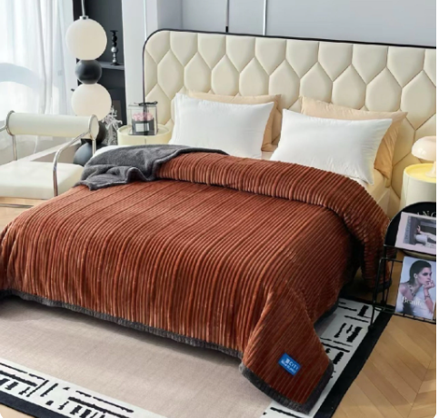 Frazada Cartagena Confort Flanel c/ Corderito King 260 x 280
