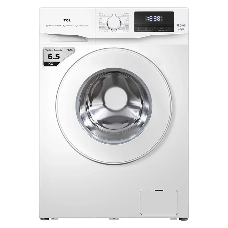 Lavarropas TCL Inverter 6,5KG Blanco 1200RPM