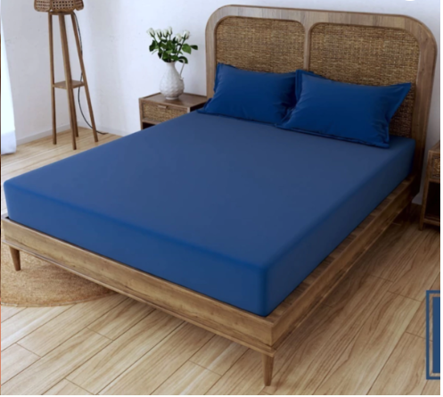 Sabana ajustable kING MARROCO 150 hilos liso 200X200X40