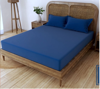Sabana ajustable kING MARROCO 150 hilos liso 200X200X40