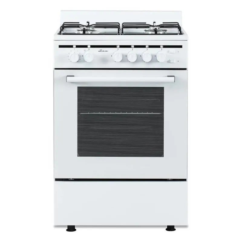 Cocina Siam Multigas Blanca 56CM CM56BM Enc. Elec. y Luz