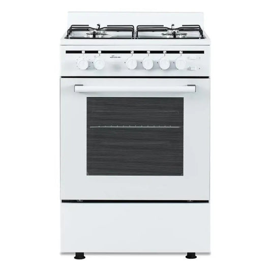 Cocina Siam Multigas Blanca 56CM CM56BM Enc. Elec. y Luz