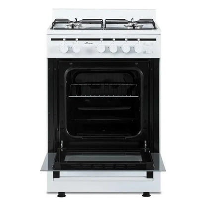 Cocina Siam Multigas Blanca 56CM CM56BM Enc. Elec. y Luz