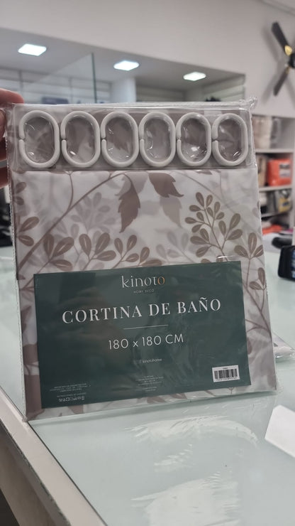 Cortina de Baño c/ Ganchos
