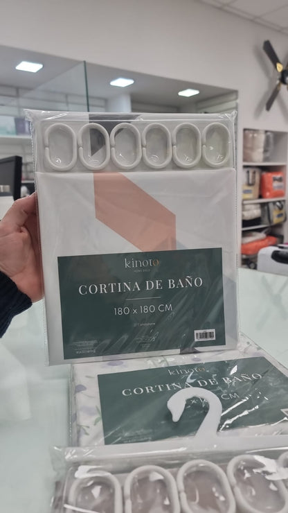 Cortina de Baño c/ Ganchos