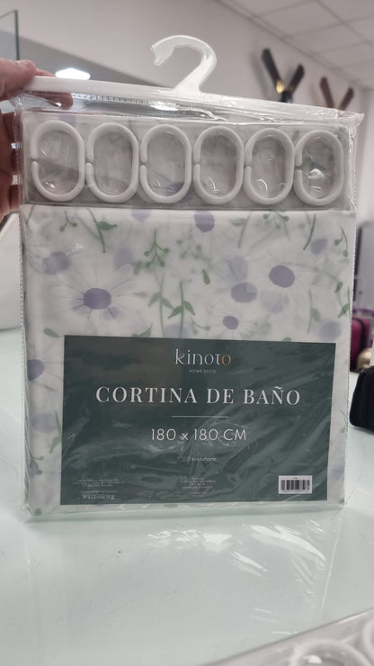 Cortina de Baño c/ Ganchos