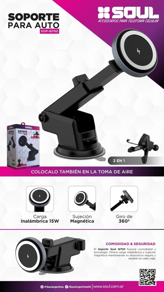 Soporte p. Auto SOUL SOP-Q700