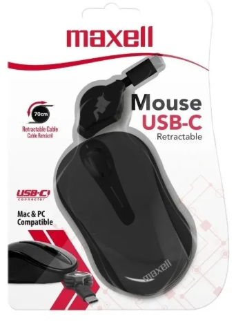 Mouse optico USB-C retractable SOUL